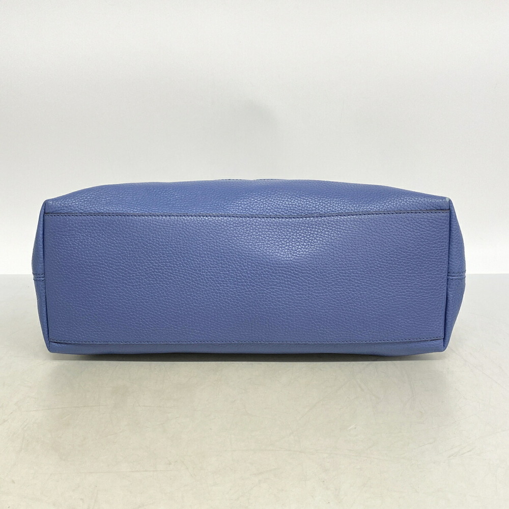 GUCCI Authentic Blue Leather Shoulder Bag - Picture 3 of 9